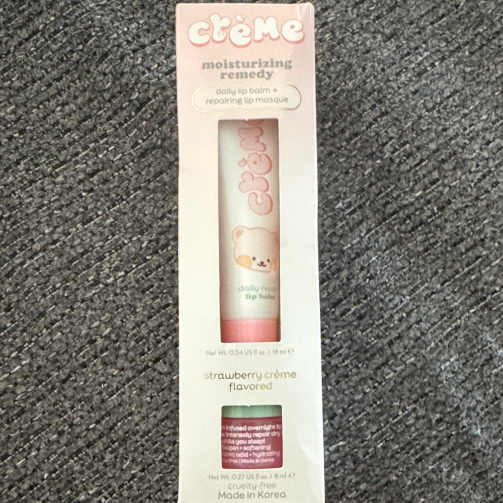 Creme Moisturizing Remedy Daily Lip balm + Repairing Lip Masque